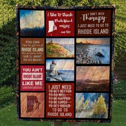 Rhode Island Cl14100437Mdq Quilt Blanket and Home Decor