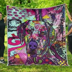 Rhodesian Ridgeback Premium Quilt - Dean Russo Art and Home Decor