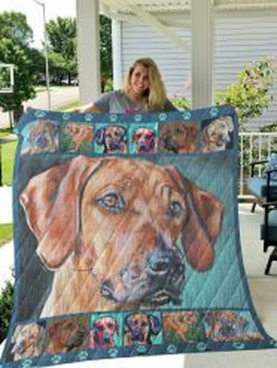 Rhodesian Ridgeback Quilt Blanket Luk16K Dhc0301852Dd and Home Decor