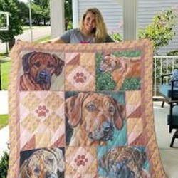 Rhodesian Ridgeback Quilt Blanket Lukftv Dhc0301785Dd and Home Decor