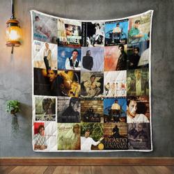 Ricardo Montaner Album Covers Quilt Blanket and Home Decor