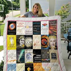Richard Dawkins Books Style 2 Quilt Blanket and Home Decor