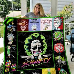 Rick And Morty Quilt Blanket 0456 and Home Decor