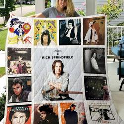 Rick Springfield Quilt Blanket M100603  Quilt and Home Decor