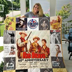 Rio Bravo Quilt Blanket For Fans Ver 17 1 and Home Decor