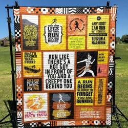 Rise And Run Quilt Blanket Yhl3  Quilt and Home Decor