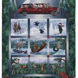 Road Trip Bear Moose Quilt Tdhpg and Home Decor
