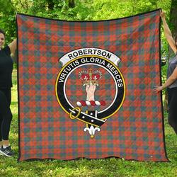 Robertson Hunting Modern Tartan Clan Badge Premium Quilt Th8 Home Decor  Quilt and Home Decor