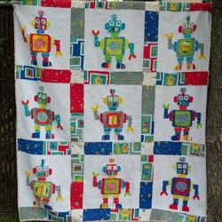 Robot Quilt Blanket Dhc3101265Lt and Home Decor