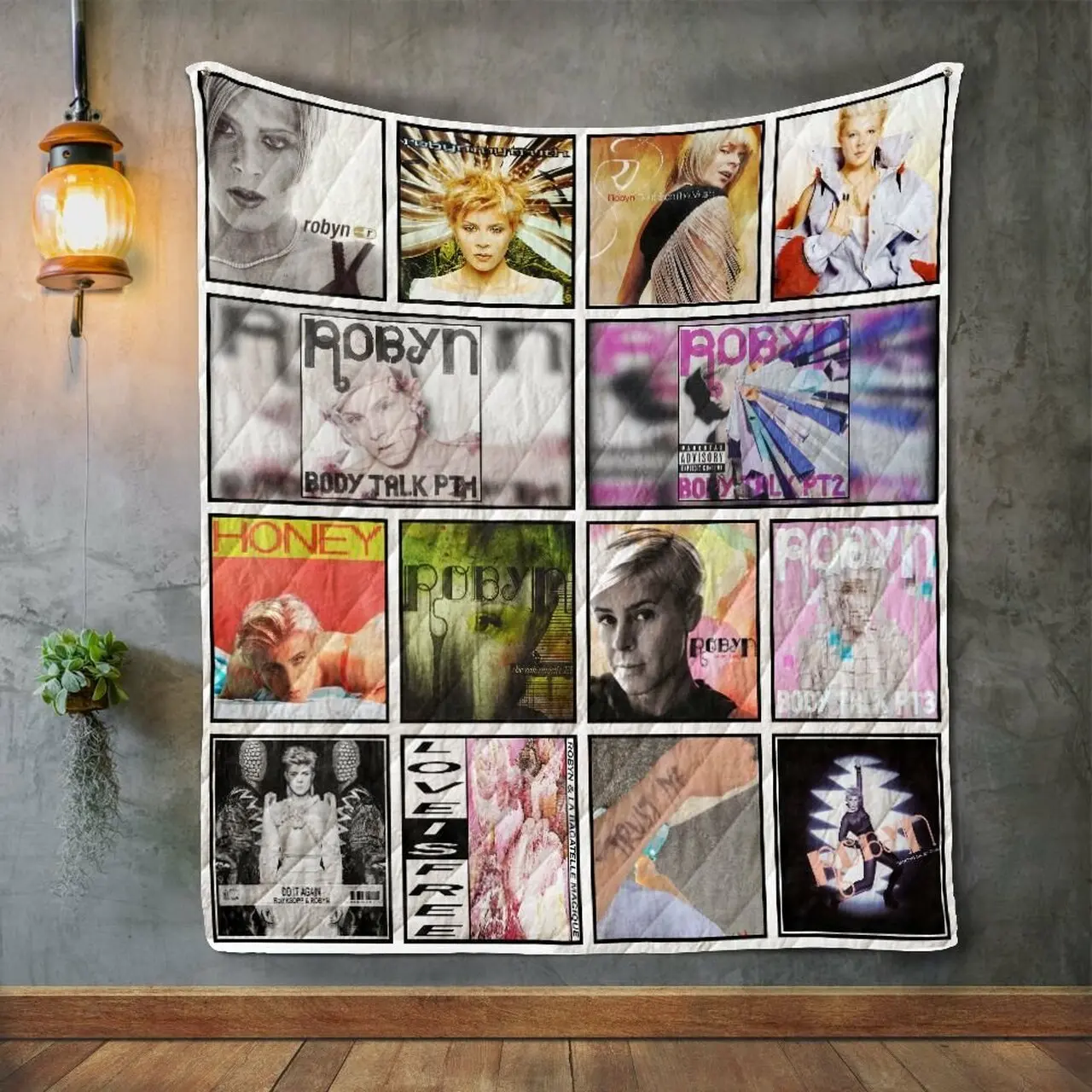Robyn Album Covers Quilt Blanket and Home Decor