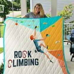 Rock Climbing Quilt Blanket Lukxud Dhc0301738Dd and Home Decor