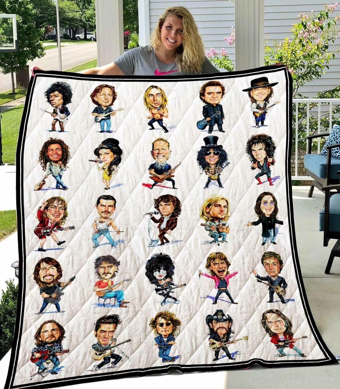 Rock Singer Quilt-0489 and Home Decor