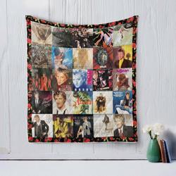 Rod Stewart Style 3 Quilt Blanket and Home Decor