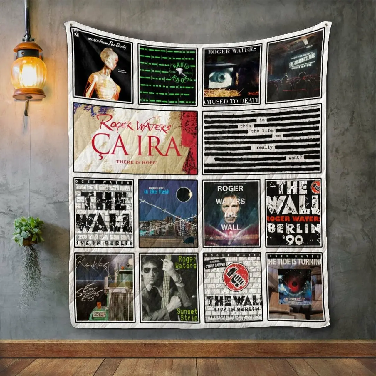 Roger Waters Album Covers Quilt Blanket and Home Decor