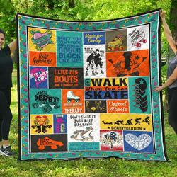 Roller Derby Quilt Blk1634  Quilt and Home Decor