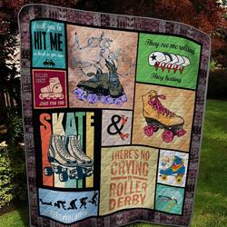 Roller Skate Quilt Tdhmd and Home Decor