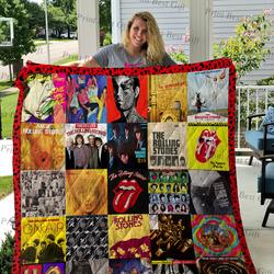 Rolling Stones Albums Cover Poster Quilt 2 and Home Decor
