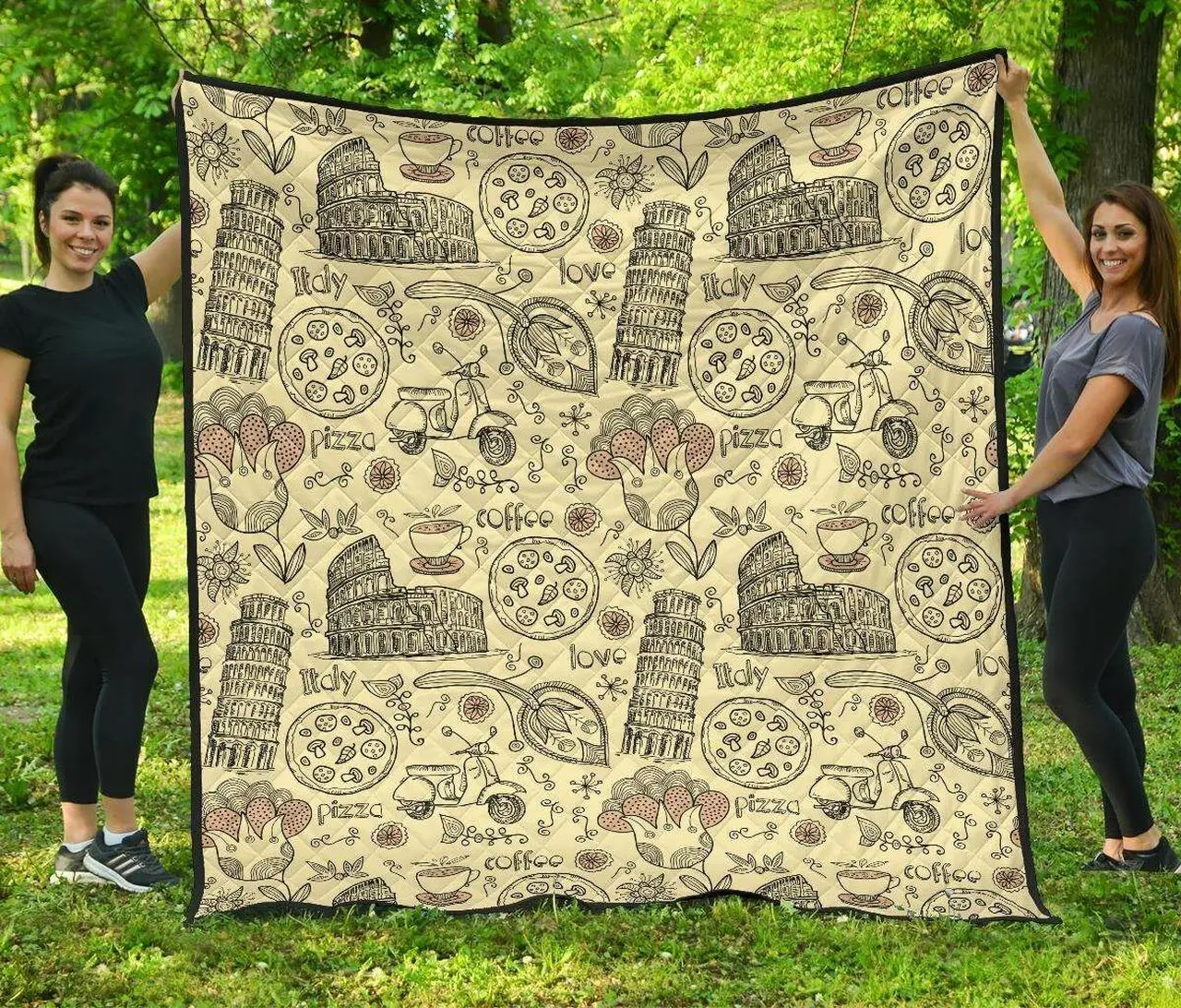 Rome Cl12100579Mdq Quilt Blanket and Home Decor