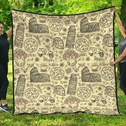 Rome Cl12100579Mdq Quilt Blanket and Home Decor