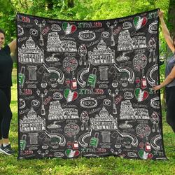 Rome Italy Cl12100581Mdq Quilt Blanket and Home Decor