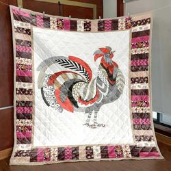 Rooster Chicken Pkt210669 Quilt Blanket and Home Decor