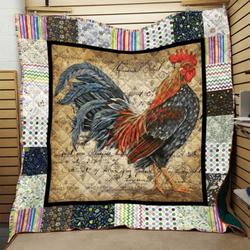 Rooster Quilt Tdhar and Home Decor