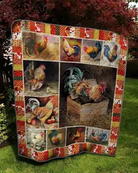 Rooster Quilt Tdhwr and Home Decor
