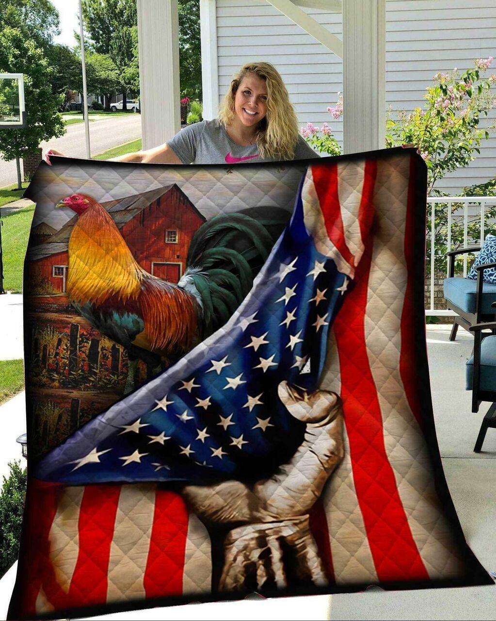 Rooster Quilt Vig Vadm and Home Decor