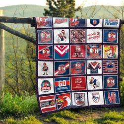 Roosters Quilt Blanket Beeqt5083  Quilt and Home Decor