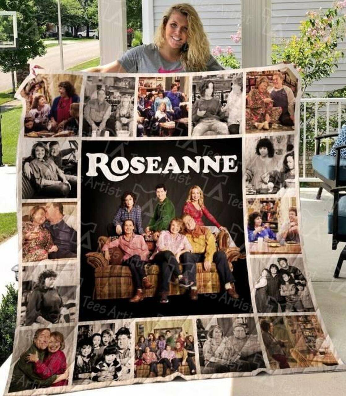 Roseanne Quilt Blanket Limited Quilt Blanket and Home Decor