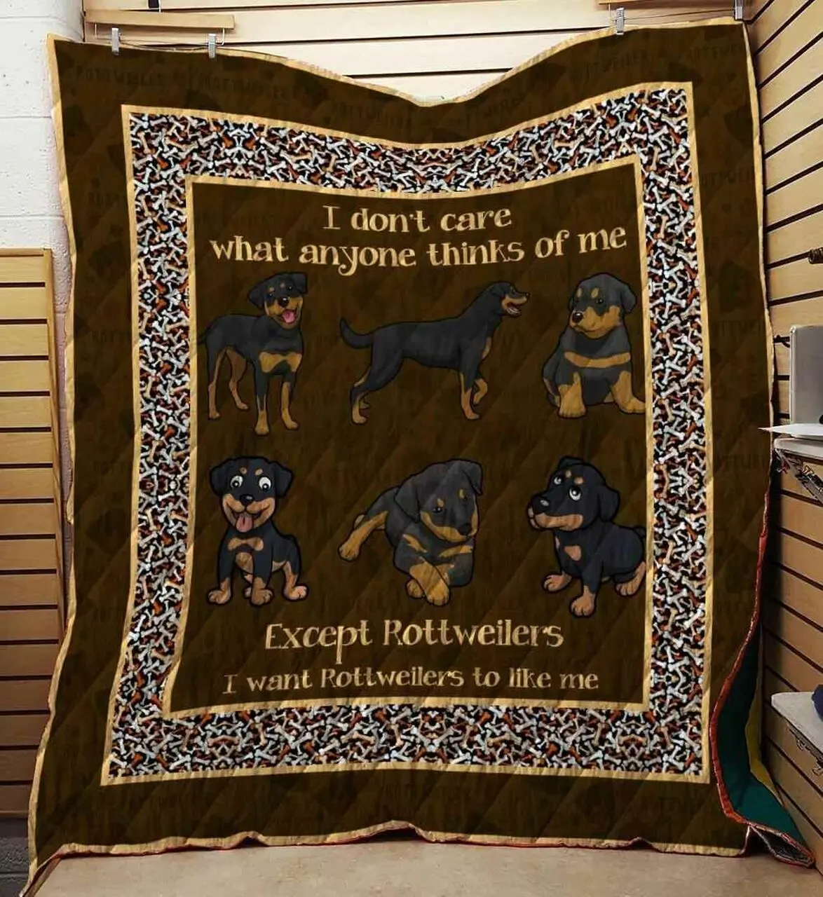 Rottweiler 09 Blanket Th10072019 Quilt and Home Decor