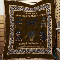 Rottweiler 09 Blanket Th10072019 Quilt and Home Decor