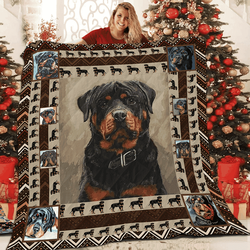 Rottweiler Frigde Rule U Quilt Zi and Home Decor