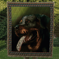 Rottweiler Quilt Blanket Dhc13121800Vt and Home Decor