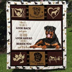 Rottweiler Quilt  Quilt and Home Decor