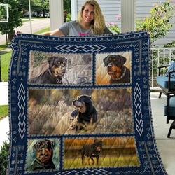 Rottweiler Quilt Tdhoc and Home Decor