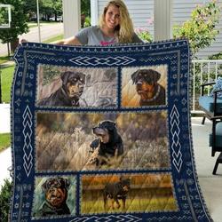 Rottweiler Quilt Tdhpa and Home Decor