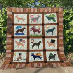Rottweiler Vb290536 Quilt Blanket and Home Decor