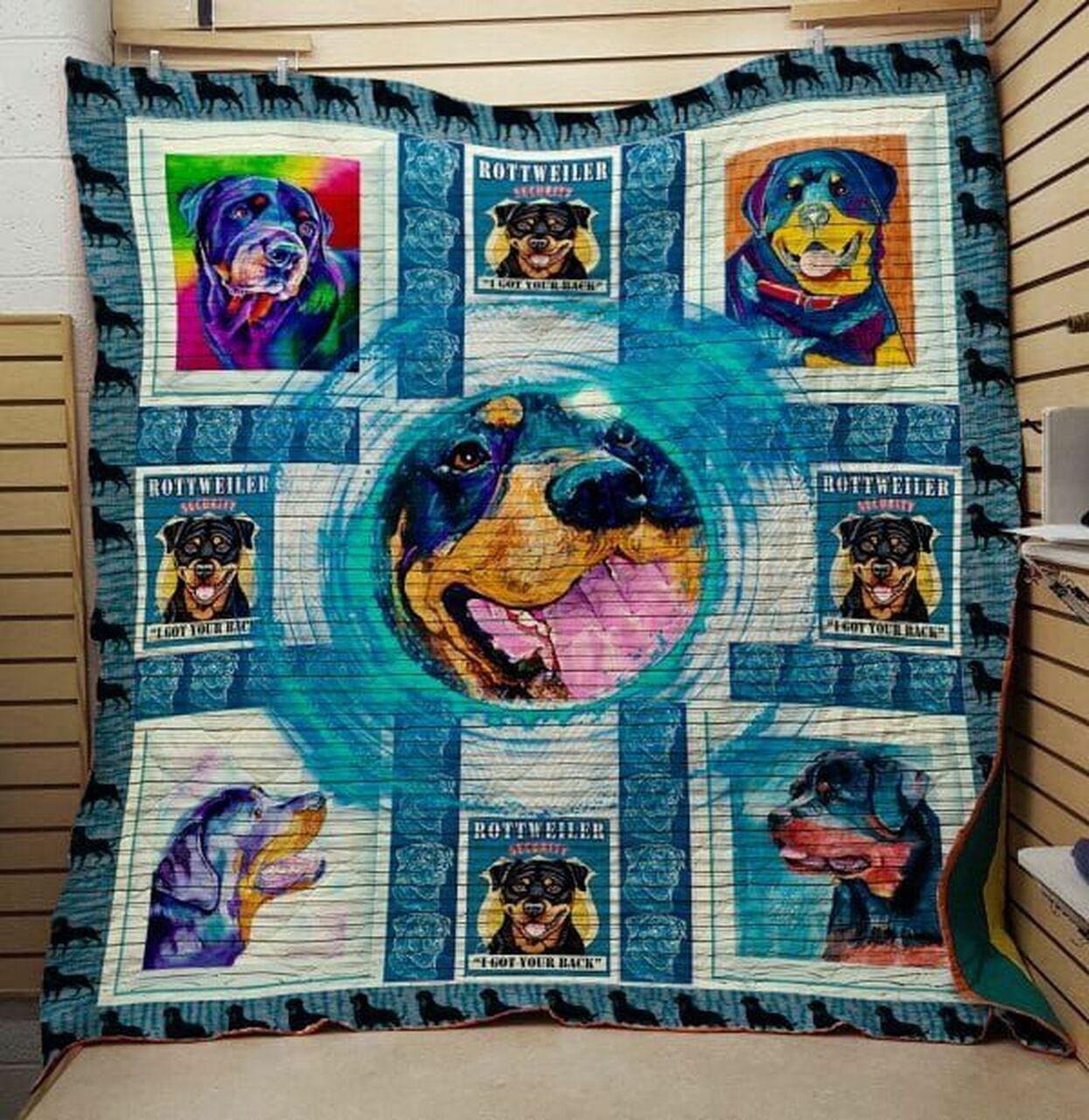 Rottweiler You Got All Of Me Quilt Blanket Dhc020120486Td and Home Decor