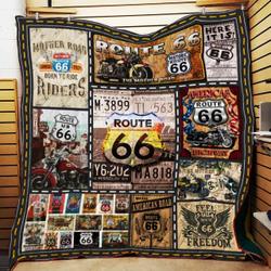 Route 66 Cl16100509Mdq Quilt Blanket and Home Decor