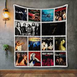 Roxy Music Album Covers Quilt Blanket and Home Decor