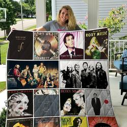 Roxy Music Compilation Albums Quilt Blanket and Home Decor