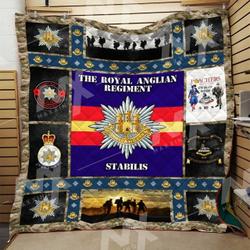 Royal Anglian Regiment Quilt Blanket Dhc0910229Vt and Home Decor
