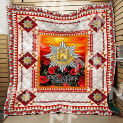 Royal Anglian Regiment Quilt Blanket Dhc0910291Vt and Home Decor