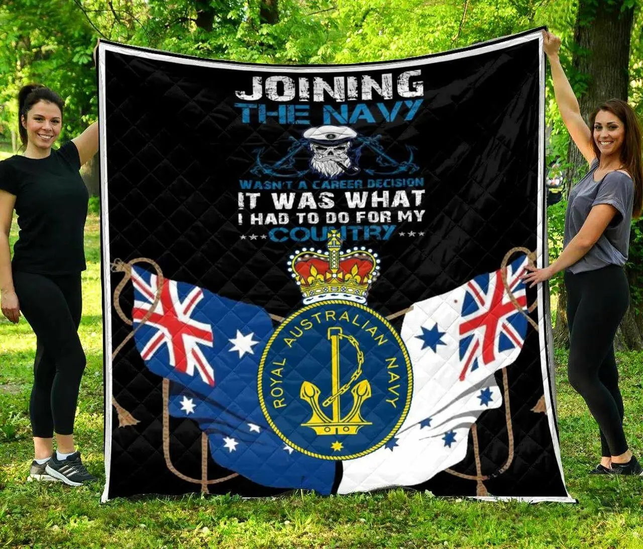 Royal Australian Navy Quilt Blanket Dhc0701298Vt and Home Decor