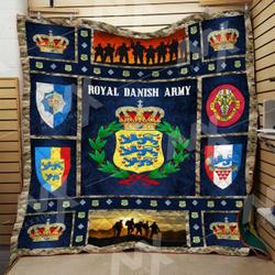 Royal Danish Army Quilt Blanket Dhc0910183Vt and Home Decor