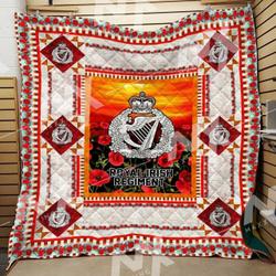 Royal Irish Regiment Quilt Blanket Dhc0910292Vt and Home Decor