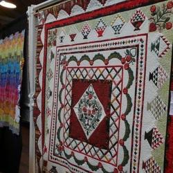Ruffled Roses Quilt Tdhhb and Home Decor