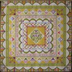 Ruffled Roses Quilt Tdhpt and Home Decor