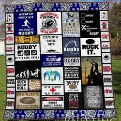 Rugby 1 Blanket Th1307 Quilt and Home Decor